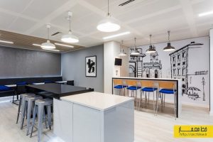 طراحی داخلی دفتر کار به سبک مدرن، لندن