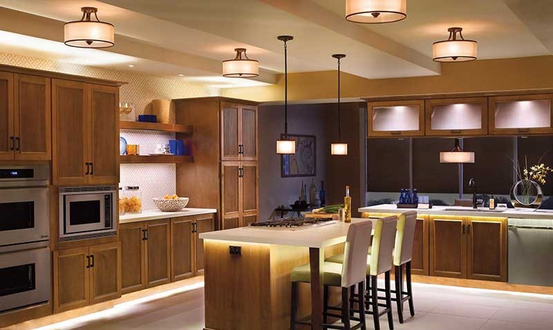 نورپردازی آشپزخانه مدرن | طراحی دکوراسیون منزل,دکوراسیون داخلی منزل,دکوراسیون منزل