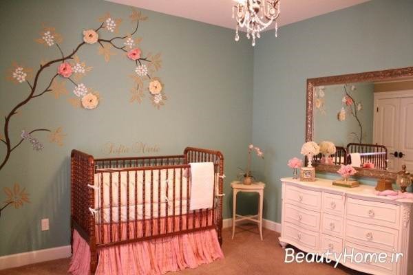 طراحی اتاق خواب نوزاد دختر و پسر | طراحی دکوراسیون منزل,دکوراسیون داخلی منزل,دکوراسیون