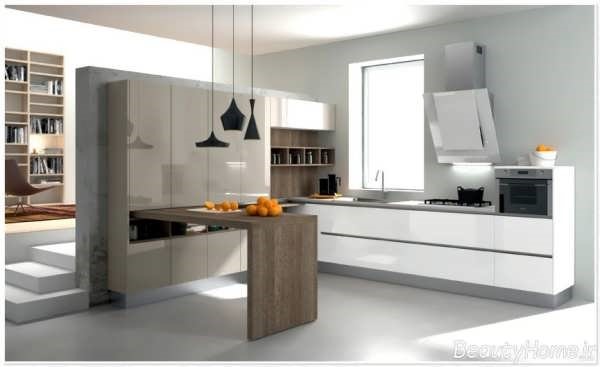 دکوراسیون آشپزخانه های مدرن اروپایی با طراحی مینیمال و شیک