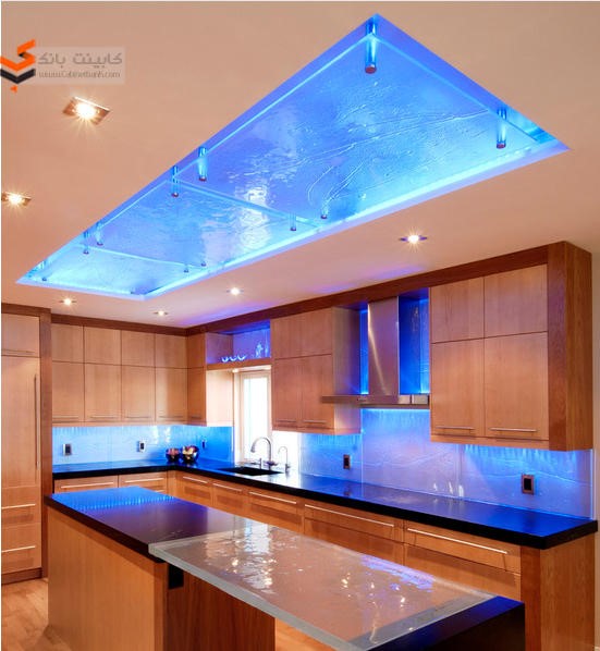 نورپردازی آشپزخانه با لامپهای LED  | طراحی دکوراسیون منزل,دکوراسیون داخلی آشپزخانه,دکور