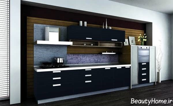 طراحی کابینت آشپزخانه مدرن با ایده های شیک و کاربردی