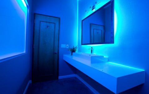 نورپردازی در حمام | طراحی دکوراسیون منزل,دکوراسیون داخلی منزل,دکوراسیون منزل,نورپردازی