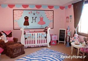 طرح های جدید و جذاب تزیین اتاق نوزاد