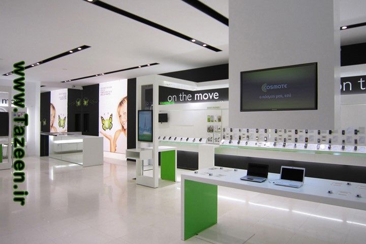 فروشگاه موبایل Cosmote، آتن- یونان