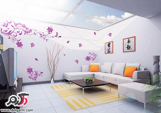 طراحی کاغذ دیواری منزل | اجرای کاغذ دیواری | انواع کاغذ دیواری | قشنگ ترین کاغذ دیواری
